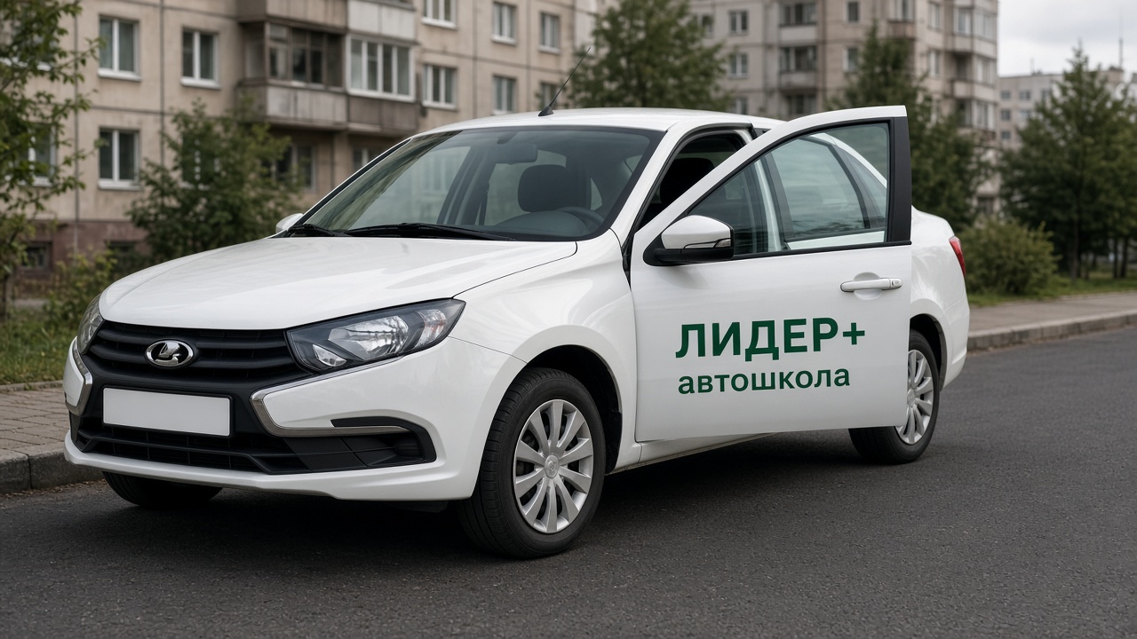 Урок вождения в салоне автомобиля